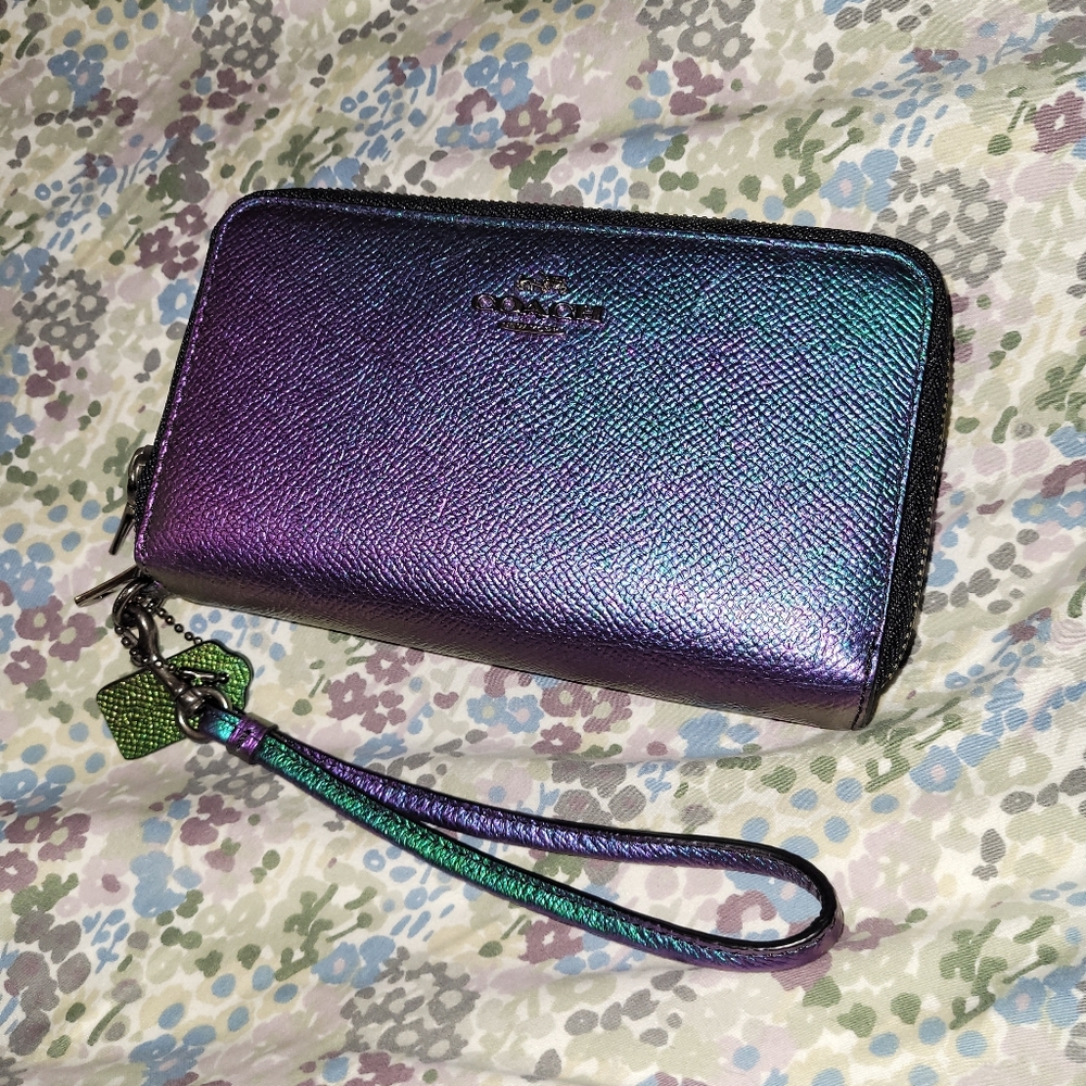Coach wallet with strap